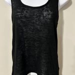 MINKPINK  Black Sheer Lace Up Back Tank Top Womens Size XS Photo 0