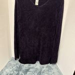 Vintage Jones & Co Deep Purple Pullover Knit Sweater Medium Photo 2