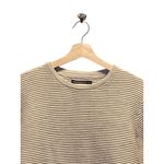 French Connection Ribbed Crewneck Sweater Beige Size M Neutral Minimalist Winter Photo 5