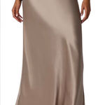 Quince  100% Washable Silk Maxi Skirt Moral Gray S Photo 0