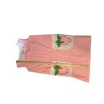 Vintage Pink Apron Dress With Strawberry Pockets & Zipper Closure sm Pink Size undefined Photo 5