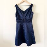 David's Bridal  Cocktail Bridesmaid Dress in Navy Size 14 Photo 1