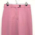 ZARA High Waisted Wide Leg Pants Trousers Dressy Barbie Pink Women's Size S Photo 3