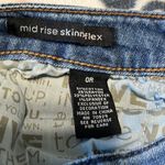 Rue 21 Comfy Denim Mid Rise Skinny Flex Womens 0 Distressed Photo 12