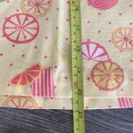 Christopher & Banks Vintage Yellow Citrus Fruit Print A-Line Skirt Size 12 Y2K Photo 5