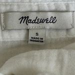 Madewell Lightspun Beachside Shirt Womens S White Gauze Short Sleeve Boxy Photo 3