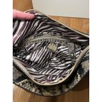 Dana Buchman Hobo Bag Womens Large Brown Snake Print Faux Leather Shoulder Zip Photo 10