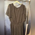 Vince Camuto  Black Jumpsuit with Gold Detail Photo 4