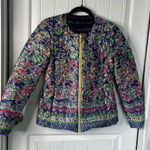Lilly Pulitzer  reversible‎ DOWN quilted puffer jacket size small Photo 0