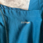 Nike Teal Fit Dry Long Sleeve Front Zip Reflector Jacket XL Photo 4