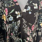 Hurley  Juniors' Midnight Garden Midi Long Sleeve Dress Size XS NWT Photo 7