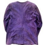 Vintage 90's Bettini Rizzi Custom Purple Suede Mid Length Jacket Size Medium Photo 7