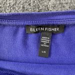 Eileen Fisher  Flex Tencel Ponte Round Neck Top Boxy Drop Shoulder PETITE LARGE Photo 2