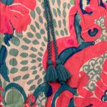 Lilly Pulitzer ROXI Dress Cover Up Womens Medium I'm So Jelly Coral Reef Tassel Photo 7