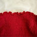 Hollister EUC  Smocked Lettuce Edge Tube Top Photo 1