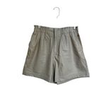 Modern Citizen  Women's Tan Paperbag High Rise Vegan Leather Shorts Size‎ Large Photo 9
