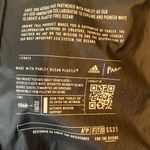 Adidas Parley Black On Black Full Zip Womens Size XS Jacket Outdoor Aire Libre Photo 10