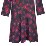 Trina Turk Trina by Fit & Flare Black Red Pink Fireworks Dress Size Womens Small Photo 13