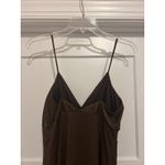 Siren Lily Juniors Size Large Brown Empire Waist Sleeveless Dress Y2K Party Hoco Photo 5