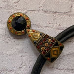 Chico's Vintage Chico’s Leather Cord Egyptian Necklace Photo 1