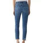 AGOLDE  Jeans Jaime High Rise Classic Skinny Distressed Button Fly Size 28 Photo 3