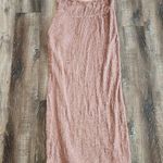 Retrofête Retrofete Katya Dress in Dusty Peach XL Maxi Sequins Cowl Neck Sleeveless NWT Photo 5