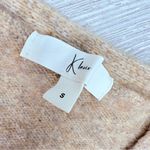 Klesis long sleeve soft cross v neck long sleeve maxi dress tan small body con Photo 1