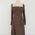 O. P. T. brown floral dress NEW Size 8 Photo 3