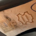 Charles David  Black Leather Heeled Platform Ankle Booties Women’s Size 5 Studs Photo 11