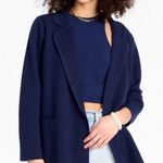 J.Crew Sophie Sweater Blazer in Navy Blue Photo 0