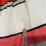 Anthropologie Anthro We Love Vera Licorice Lanes Red Rouge Motif A-Line Striped Skirt Size 10 Photo 12