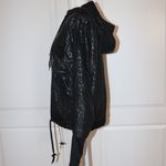 Zyia  Active Cheetah Bomber Zip Up Windbreaker Jacket Size Small Leopard Black Photo 3