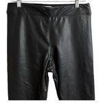 Max Studio  Black Women's Faux Leather High Waist-NWT Photo 7