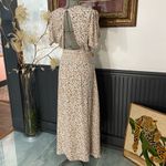 AFRM Jamie Floral Print Open Back Midi Dress Photo 9