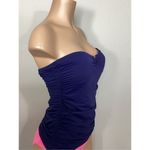 Tommy Bahama New.  navy V-wire tankini top. Large. Retails $104 Photo 3