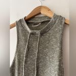 Gymshark Slounge Knit Sage Green Sleeveless Crop Top Photo 2