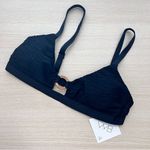 VYB Vicious Young Babes Standard Grounded Keyhole Bralette Swimsuit Bikini Top S Black Photo 2