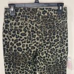 Good American Good waist crop sage leopard high waist skinny jeans size 28 Photo 4
