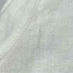 J.Jill Love Linen Womens L collared Blouse top popover Roll Up Sleeves w/pockets Photo 12