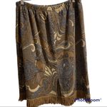 Nina Leonard Lennie by  Paisley Fringe Acrylic Skirt 1X Photo 1