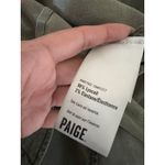 Paige  Utility Pacey Jacket Womens XL Vintage Ivy Green Twill Lyocell Stretch Photo 3