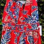Japna NWT  Red & Blue V Neck Racerback Maxi Sundress Sz XS Photo 4