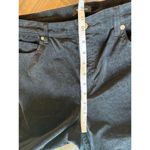 Well Worn  Velvet Capri Pants Women 12 Black Neutral Dark Academia Twee Texture Photo 5