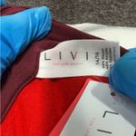 Lane Bryant NWT Red and Purple Colorblock Sweatshirt Photo 2