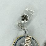 Bee Happy Flower Clip Retractable Reel School Work Badge ID Holder Photo 4