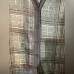 LuLaRoe ‎ women’s Cheryl button cardigan size 3XL Grey brown lightweight stretch Photo 3