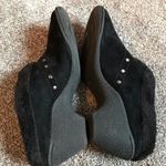 Van Eli Black Heeled Clog Fleece Lined Shoes Womens Size 8M Photo 3