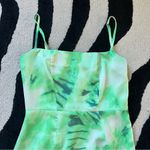 Nasty Gal  Green Tie Dye Mini Dress Photo 5