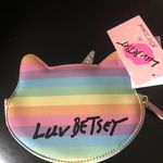 Betsey Johnson  Striped Unicorn Kitty Wristlet Photo 1