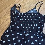 J.Crew  Black White Polka Dot Wide Leg Strappy Jumpsuit Size 6 Photo 7
